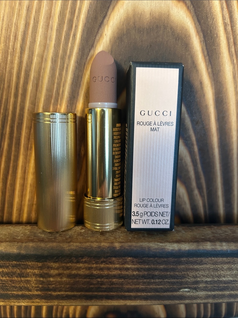 Gucci Matte Lipstick - Soft Nude Brown